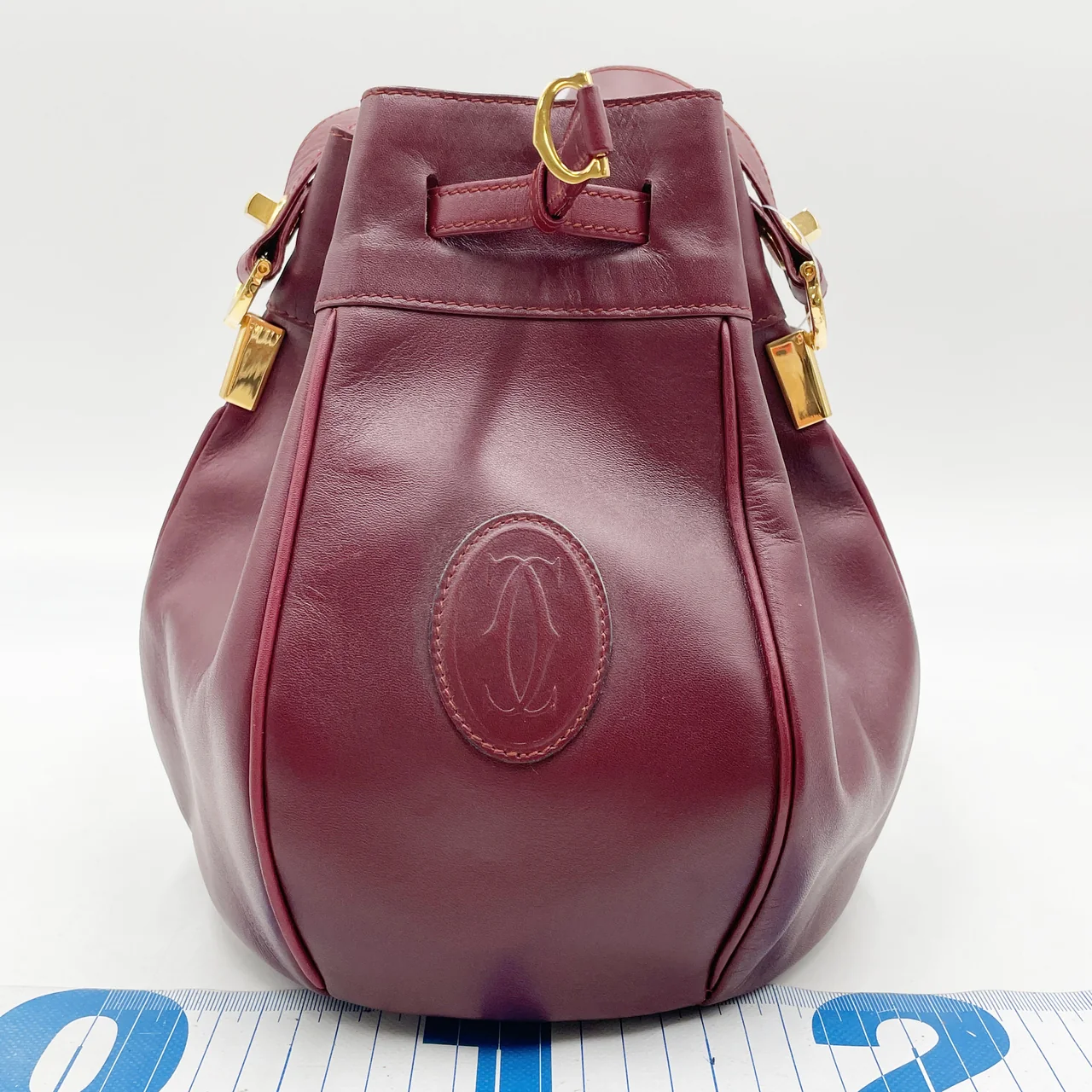 CARTIER SHOULDER BAG (BORDEAUX)