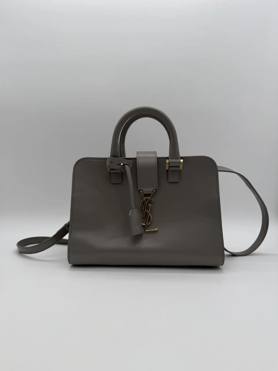 SAINT LAURENT BABY CABAS MONOGRAMMER (GRAY)
