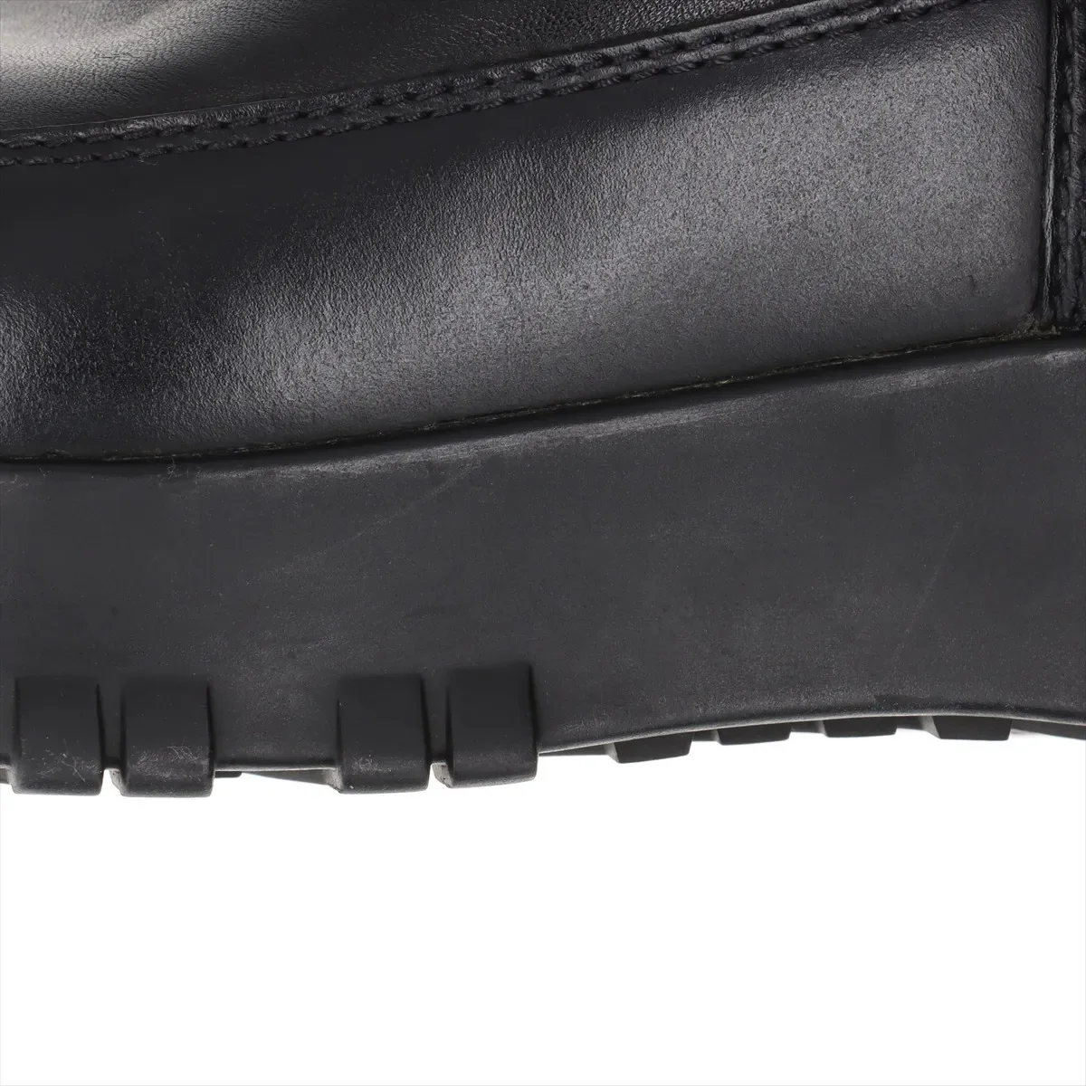PRADA TRIANGLE LOGO LONG BOOTS view 5