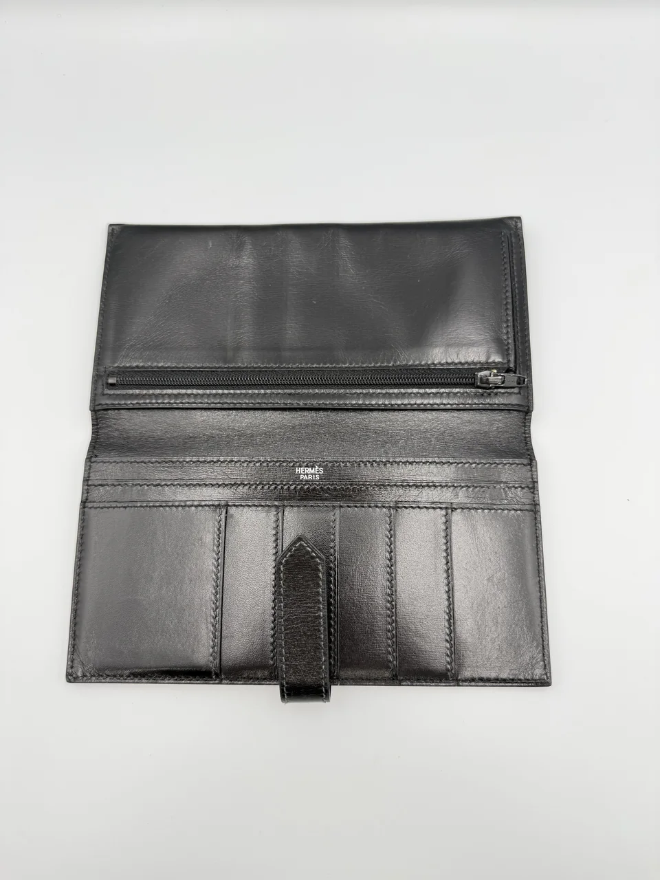 HERMES BEARN (BOX CALF, □C STAMP) view 10