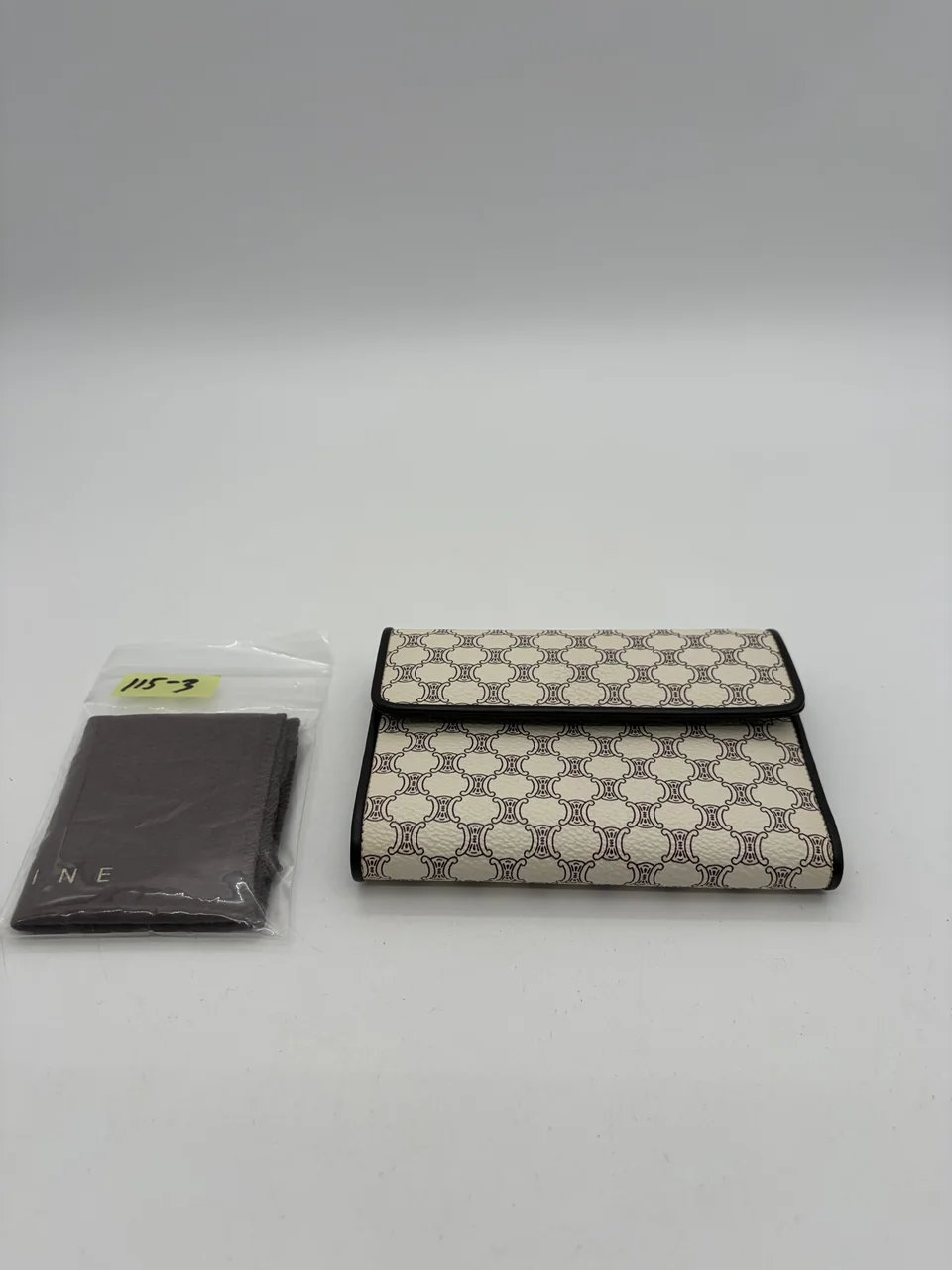 CELINE MACADAM TRIFOLD WALLET