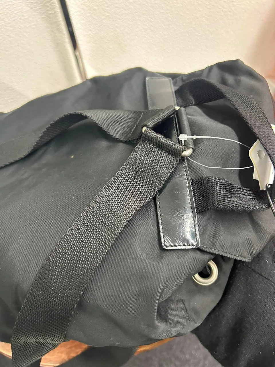 PRADA NYLON BACKPACK (BLACK) view 8