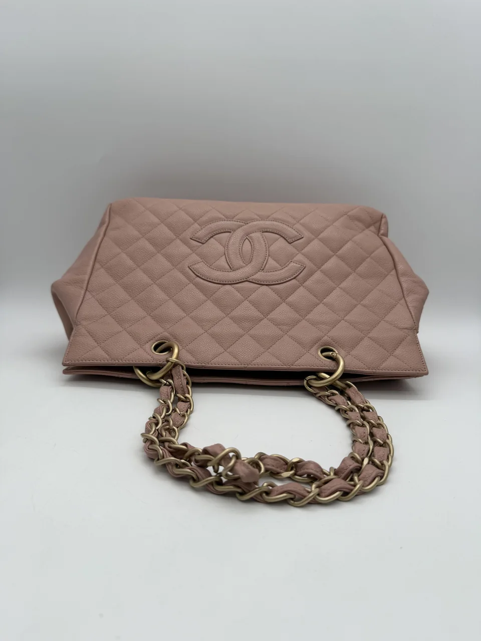 CHANEL CAVIAR COCO MARK CHAIN SHOULDER TOTE (6 SERIAL CODE) view 9