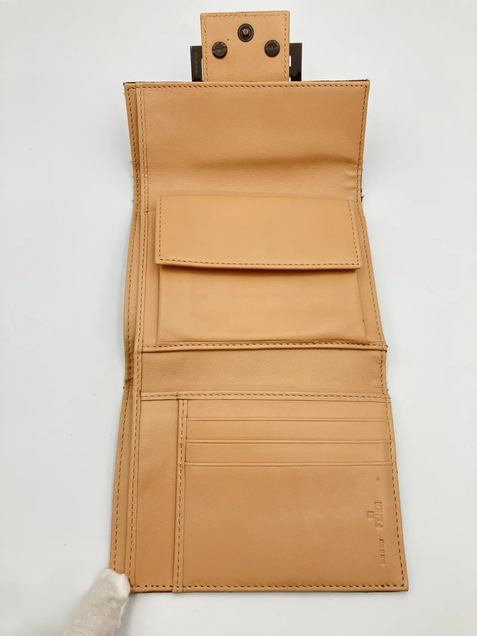 FENDI BIFOLD WALLET (BROWN) view 15