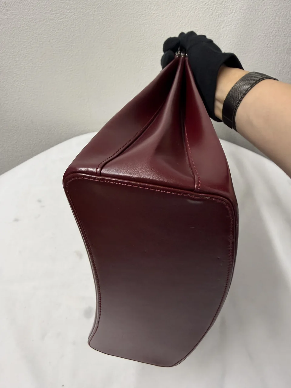 CARTIER TRINITY HANDBAG (BORDEAUX) view 7