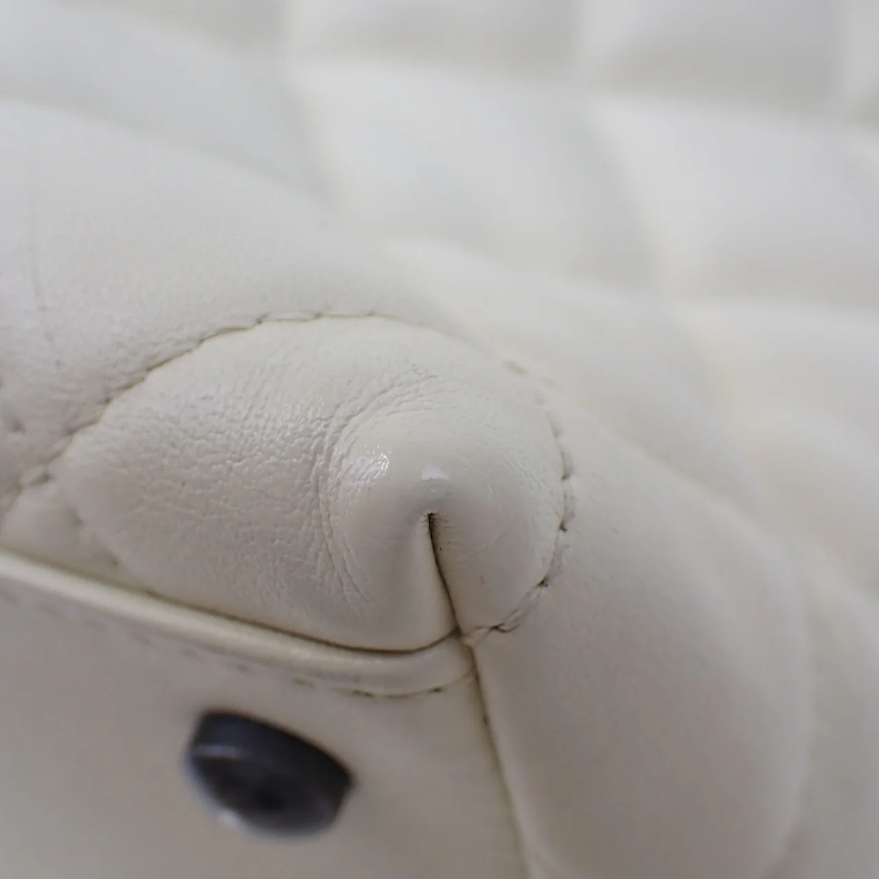 CHANEL LAMB SKIN MATELASSE TWO-WAY BAG view 4