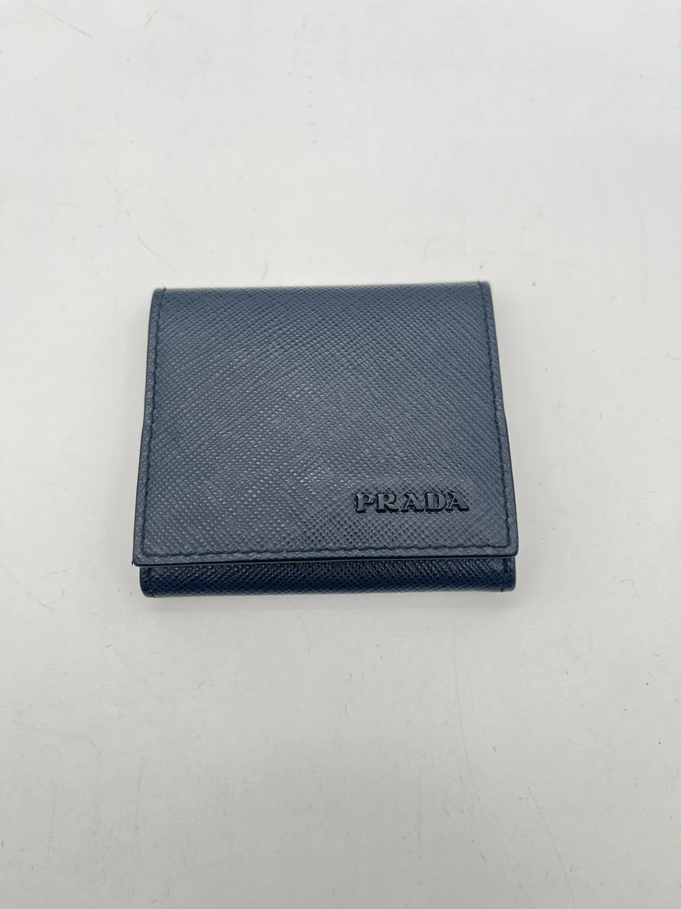 PRADA SAFFIANO COIN CASE (BLACK)