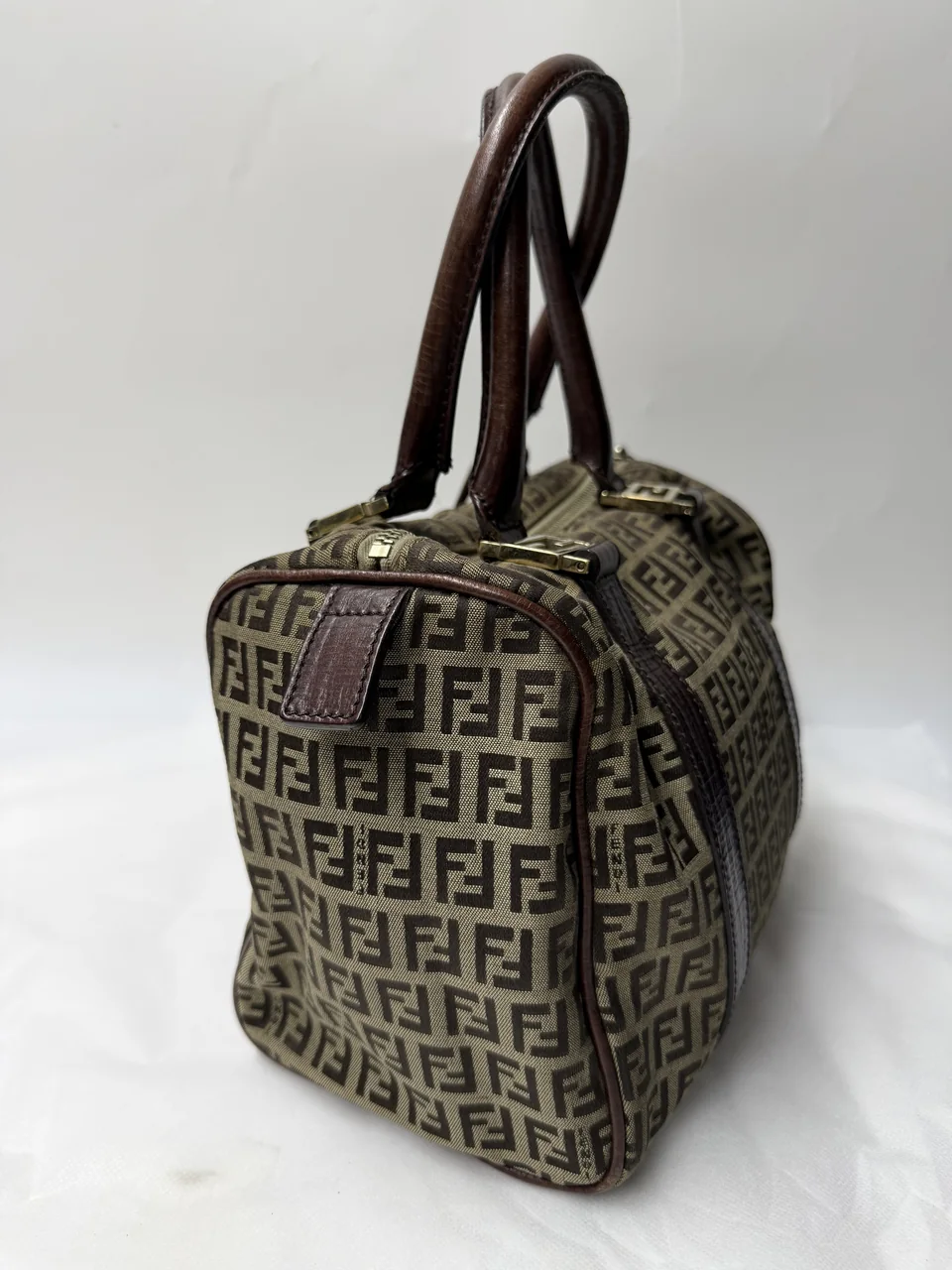 FENDI ZUCCA MINI BOSTON BAG view 12