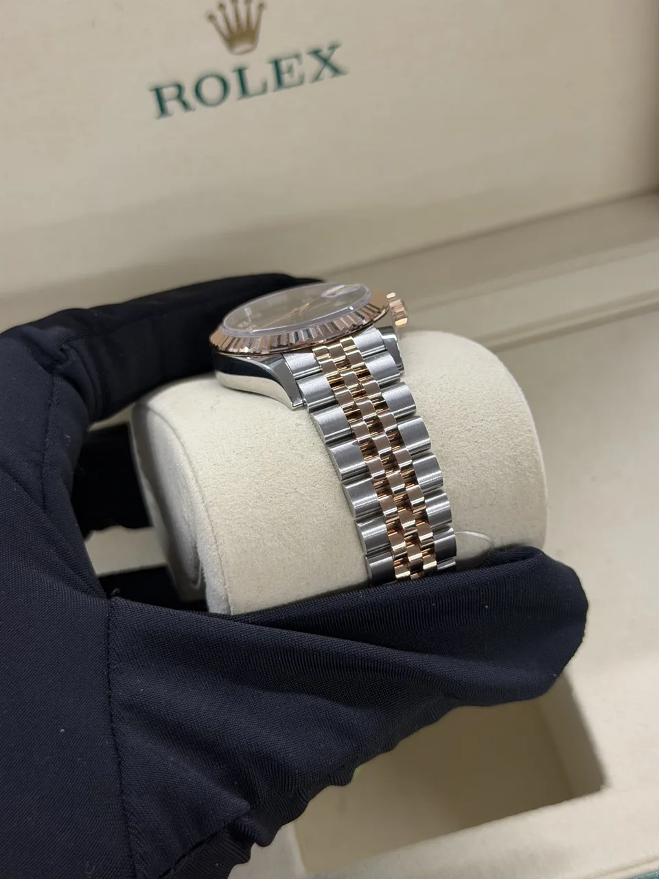 SS X PG/AT ROLEX DATEJUST JUBILEE BRACELET (2025/11/13) view 6