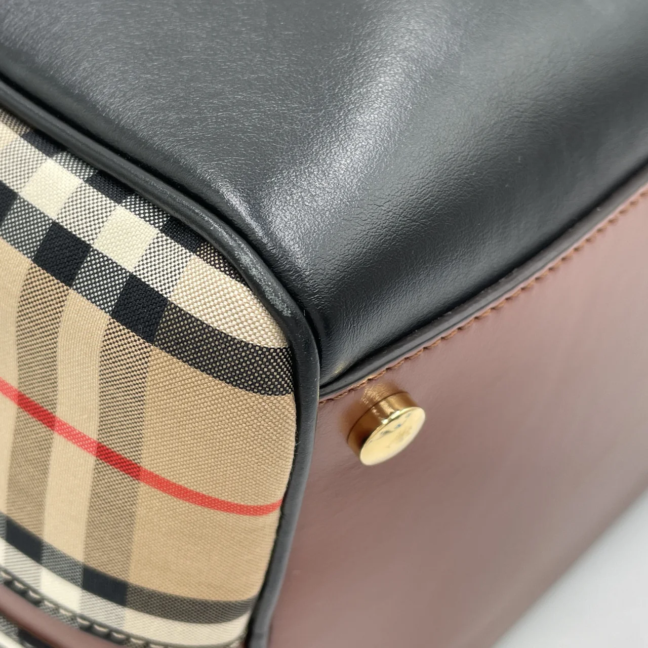 BURBERRY NOVA CHECK TWO-WAY BAG view 4