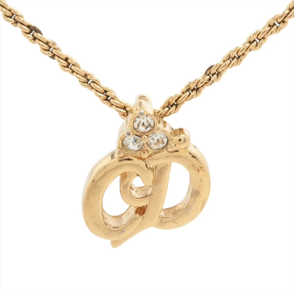 DIOR CD LOGO NECKLACE