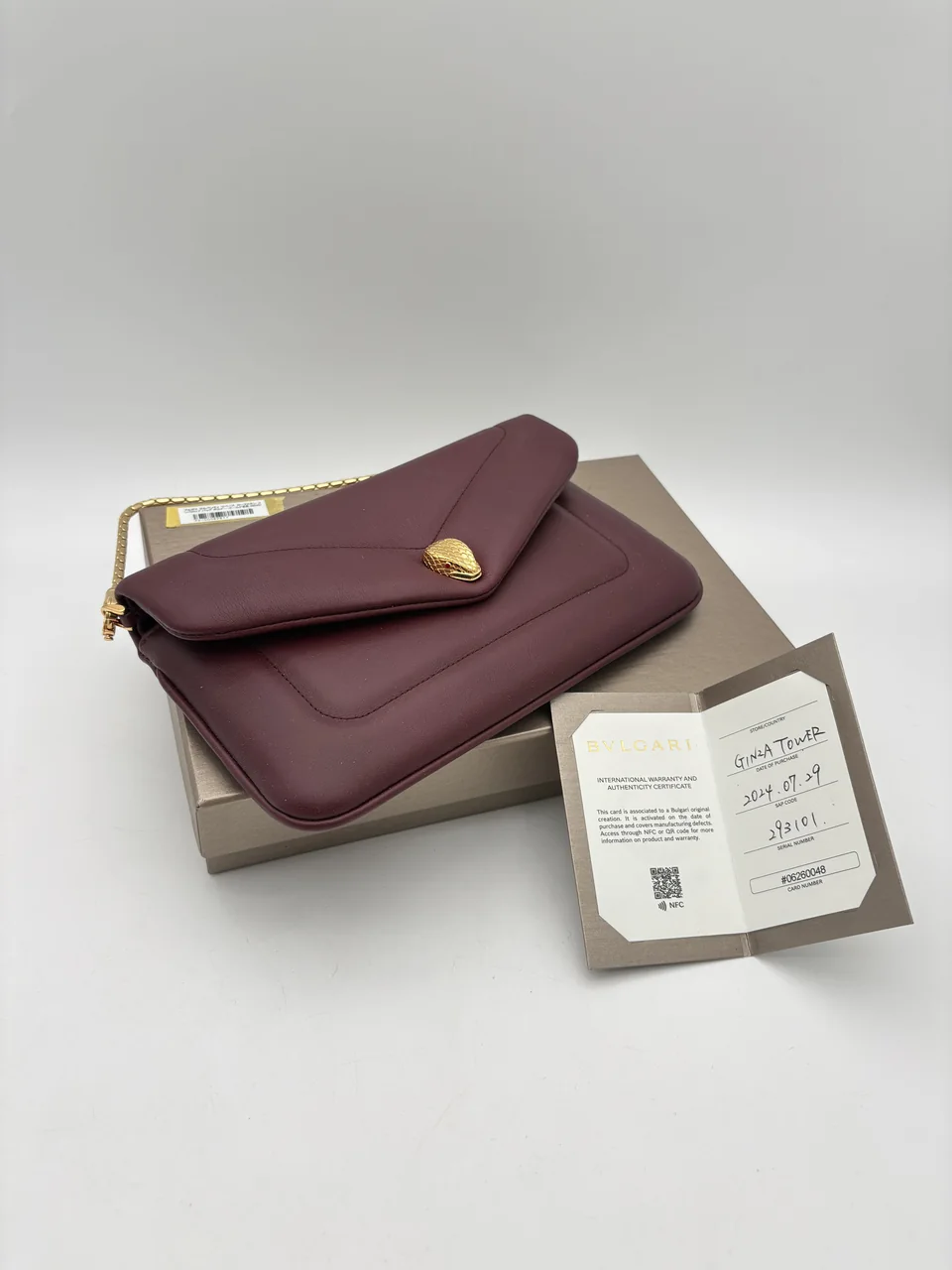 BVLGARI SERPENTI ENVELOPE BAG