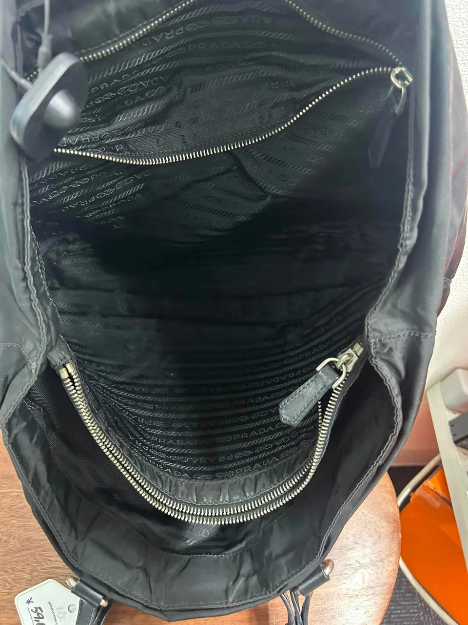 Prada tessuto handbag view 3