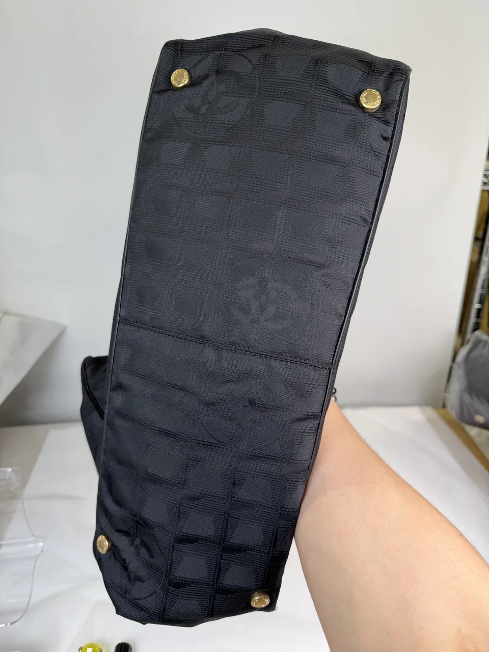 CHANEL NEW TRAVEL LINE TOTE view 5