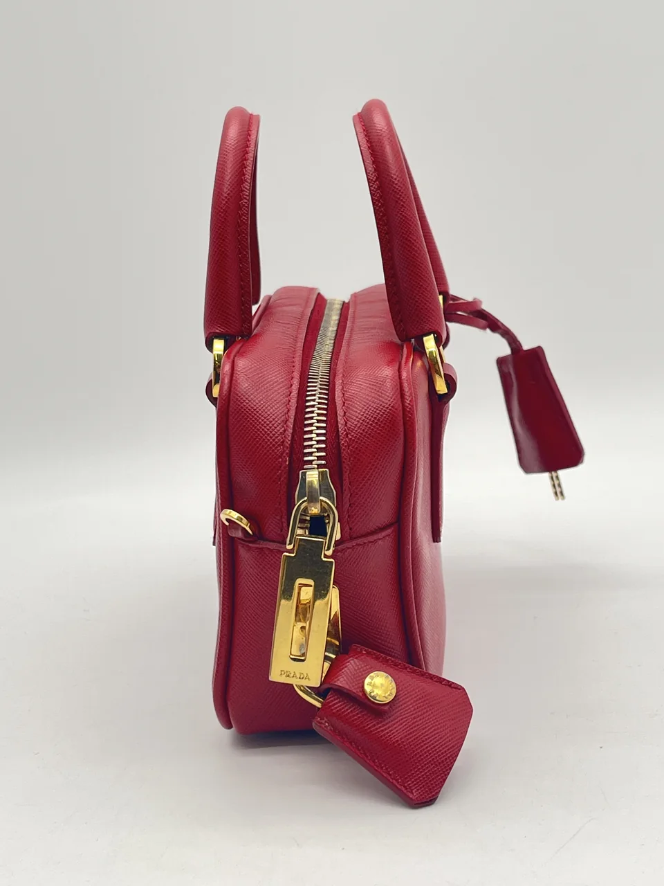 PRADA SAFFIANO MINI TWO-WAY HANDBAG view 3