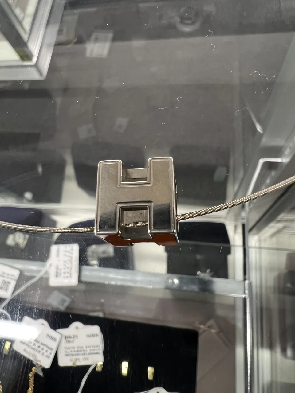 HERMES H CUBE NECKLACE hover