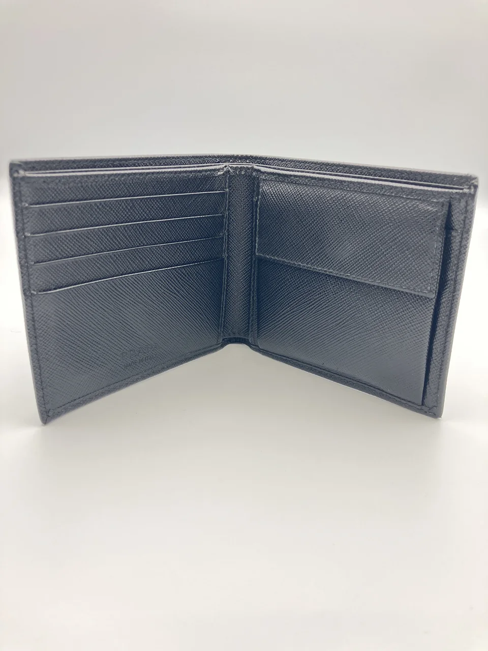 PRADA SAFFIANO BIFOLD WALLET (BLACK) view 9