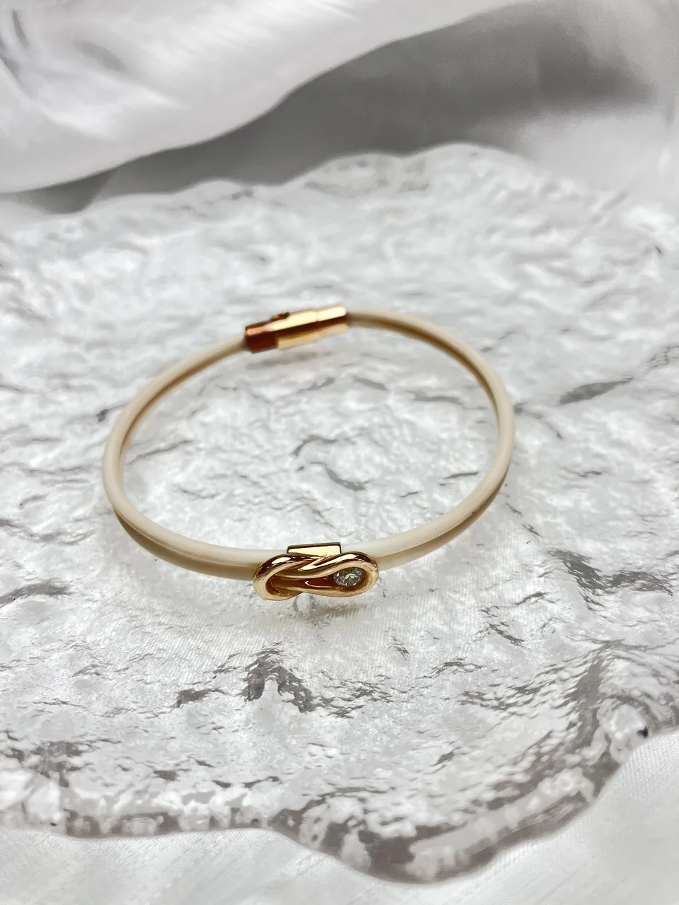 K18 FOREVERMARK BRACELET D0.15CT 4.3G