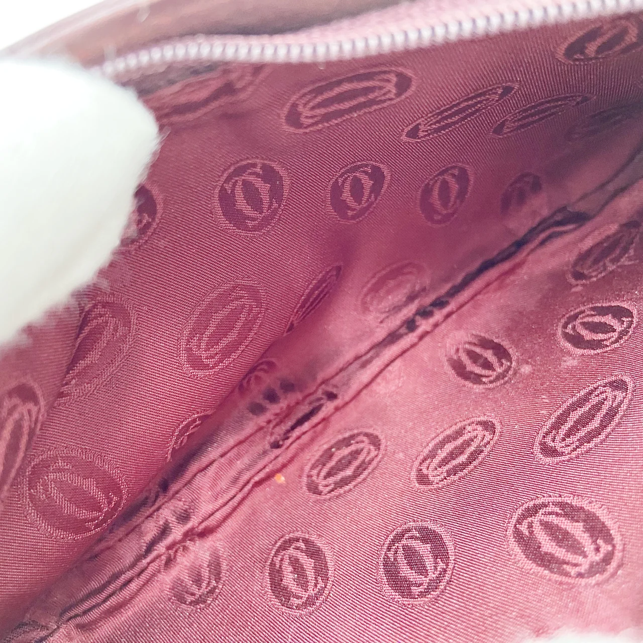CARTIER ACCESSORY POUCH (BORDEAUX) view 9