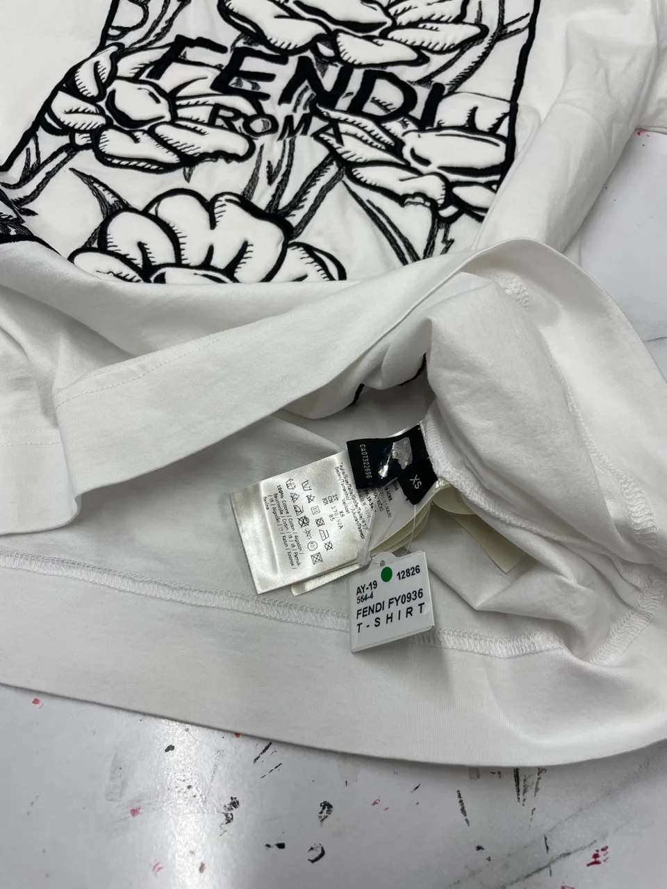 AY-19 564-4 FENDI FY0936 T-SHIRT