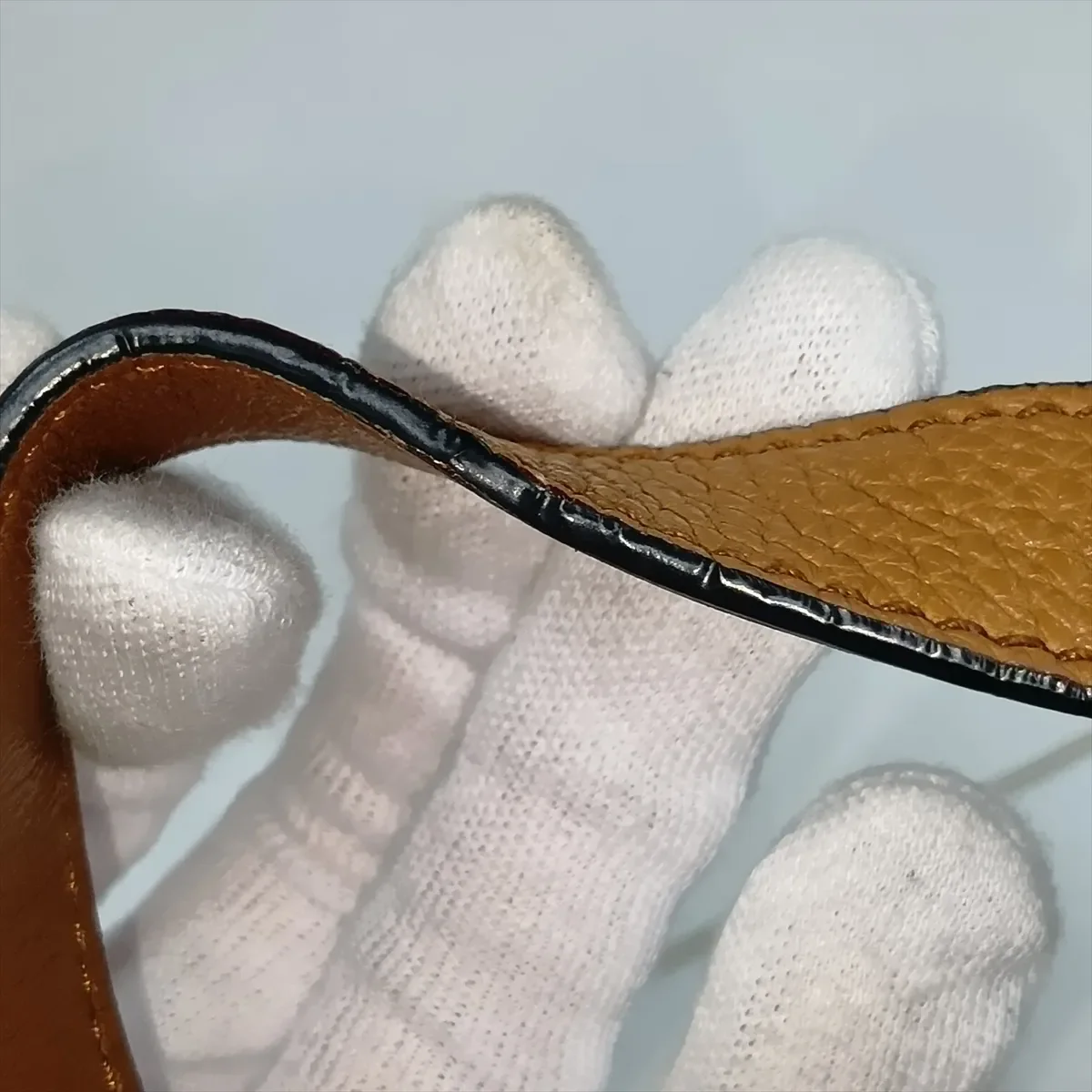 PRADA VITELLO DAINO HANDBAG (BROWN) view 15