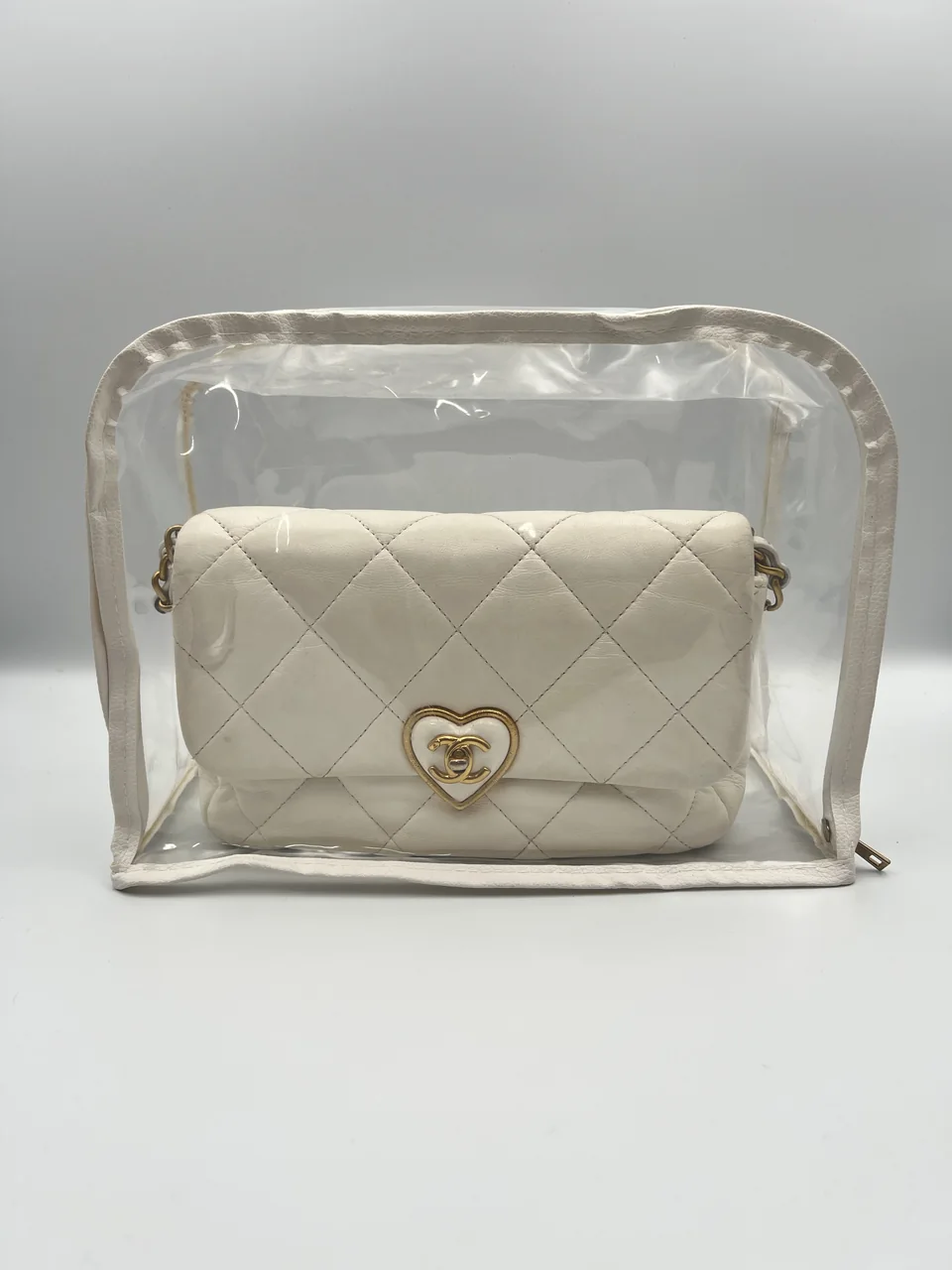 AD-1 58-8 CHANEL MATELASSE MINI FLAP CHAIN SHOULDER BAG