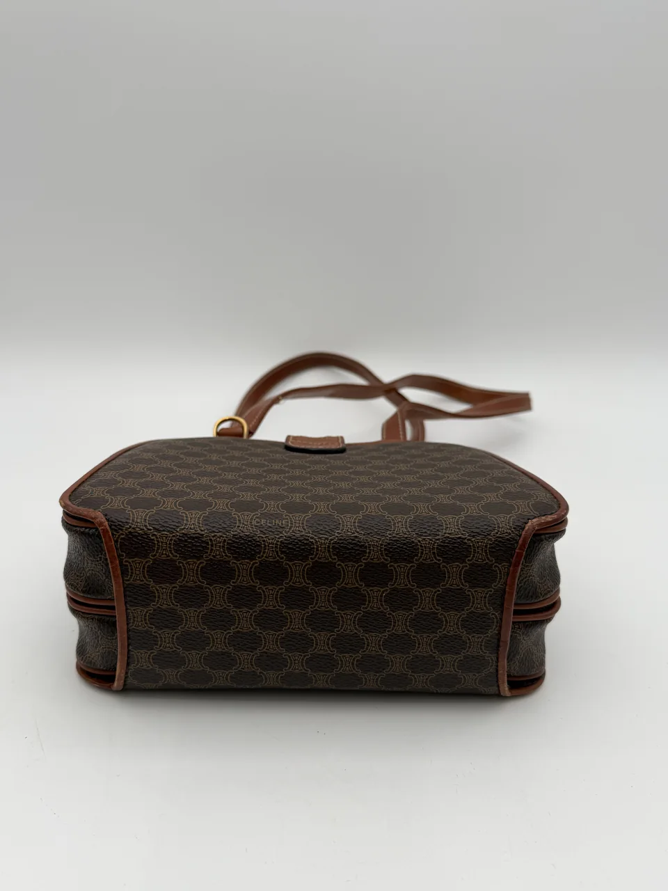 CELINE MACADAM BAG (BROWN) view 5
