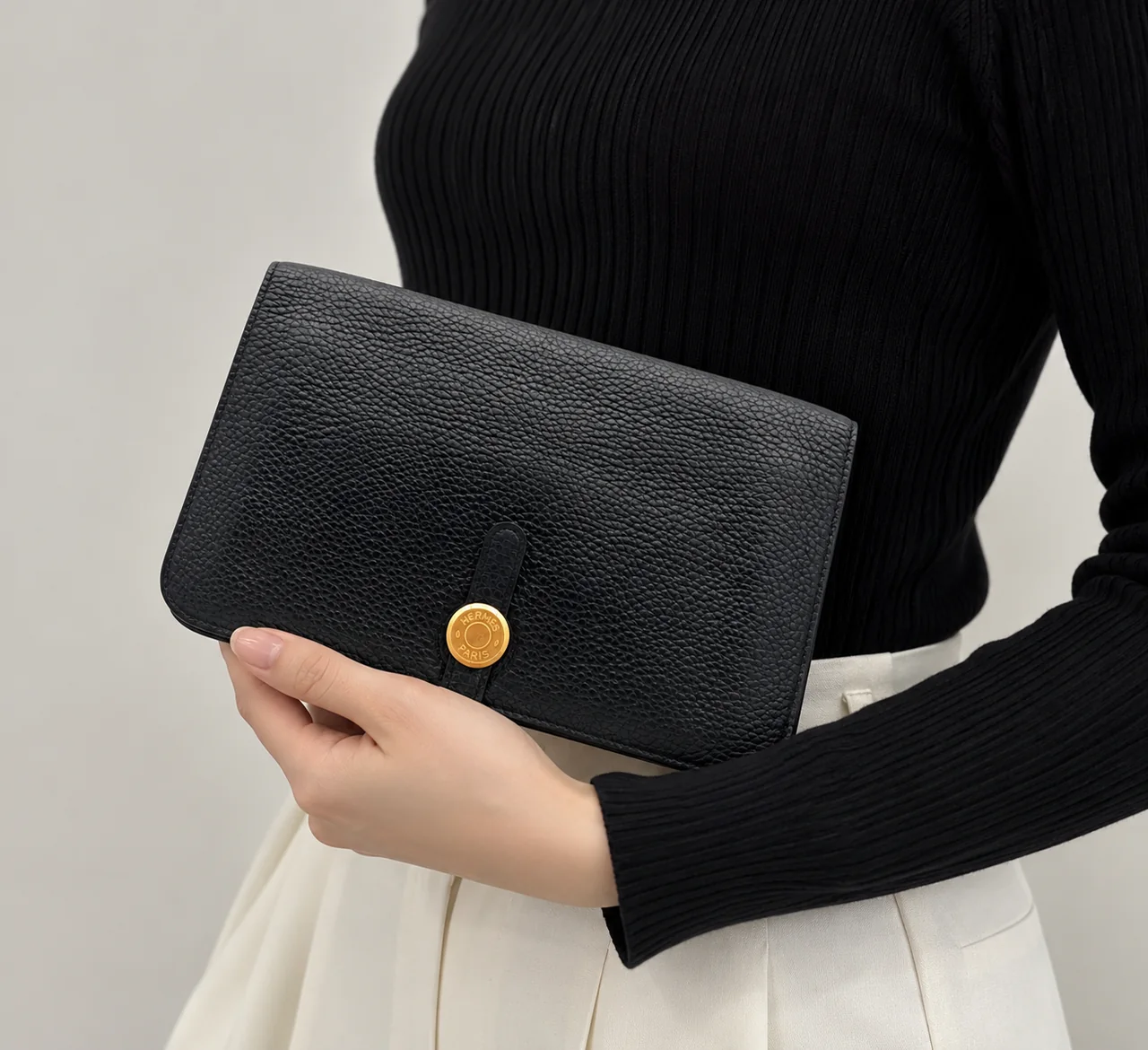 HERMES DOGON GM (BLACK) view 2
