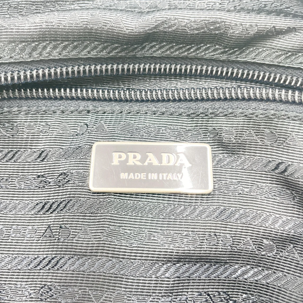 PRADA NYLON SHOULDER BAG (BLUE) view 10