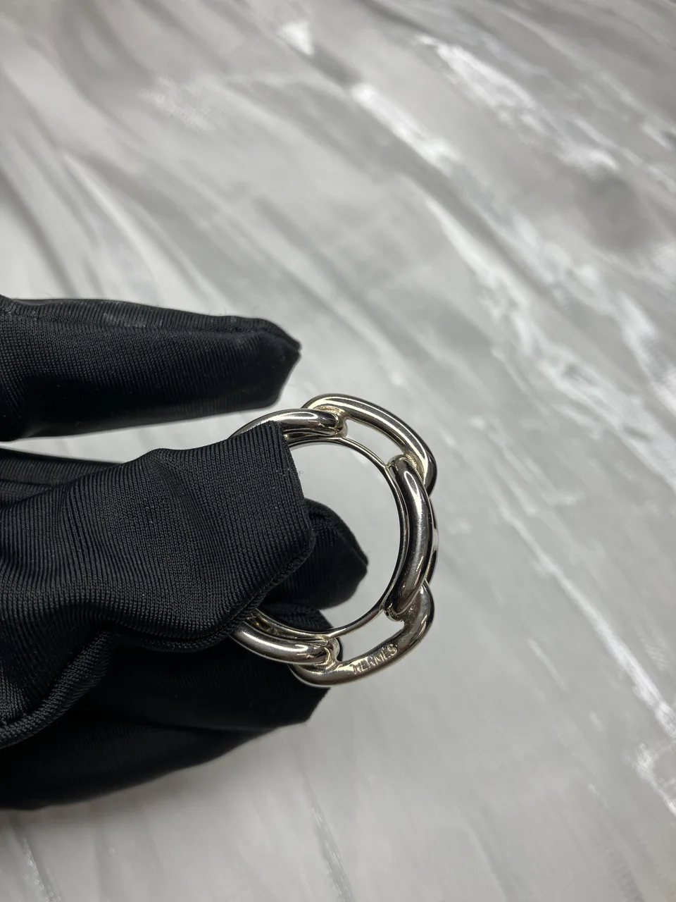 HERMES CHAINE D'ANCRE SCARF RING view 5