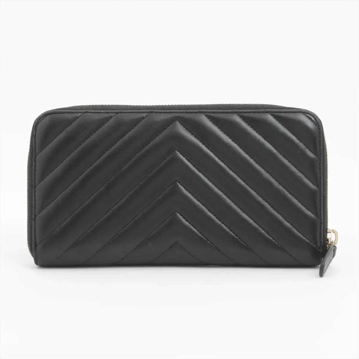 CHANEL LAMB SKIN V-STITCH WALLET (23 SERIAL CODE) view 2