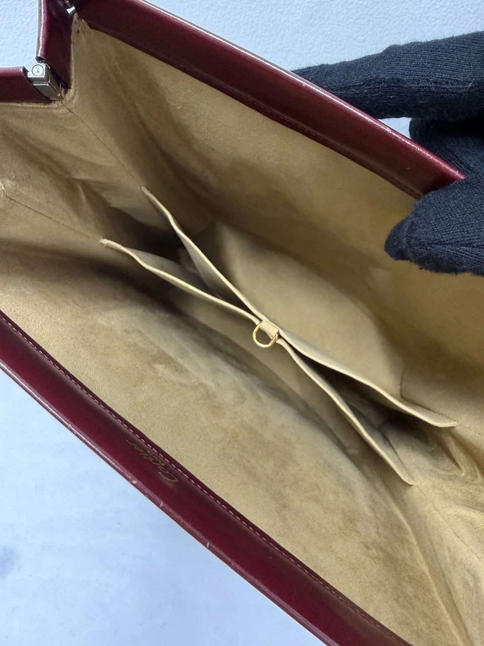 CARTIER TRINITY HANDBAG (BORDEAUX) view 8