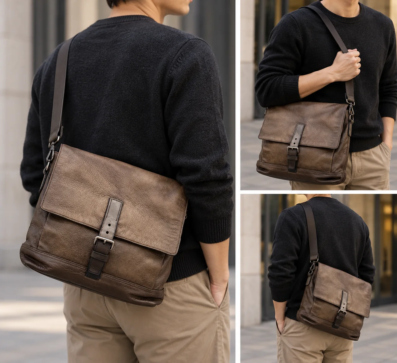 PRADA SHOULDER BAG (BROWN) view 10