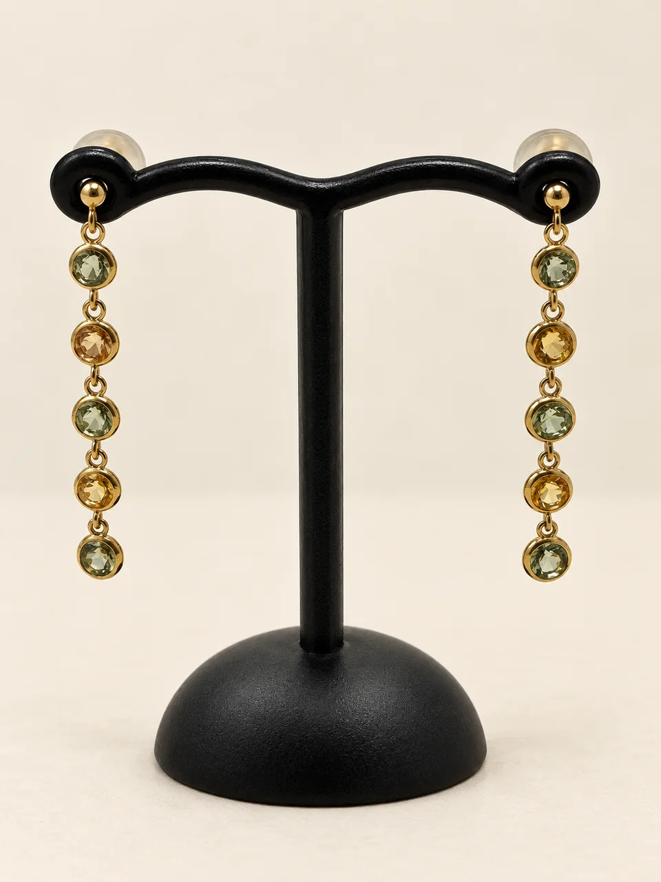 K18 SAPPHIRE EARRINGS (1.71CTS 1.15G)