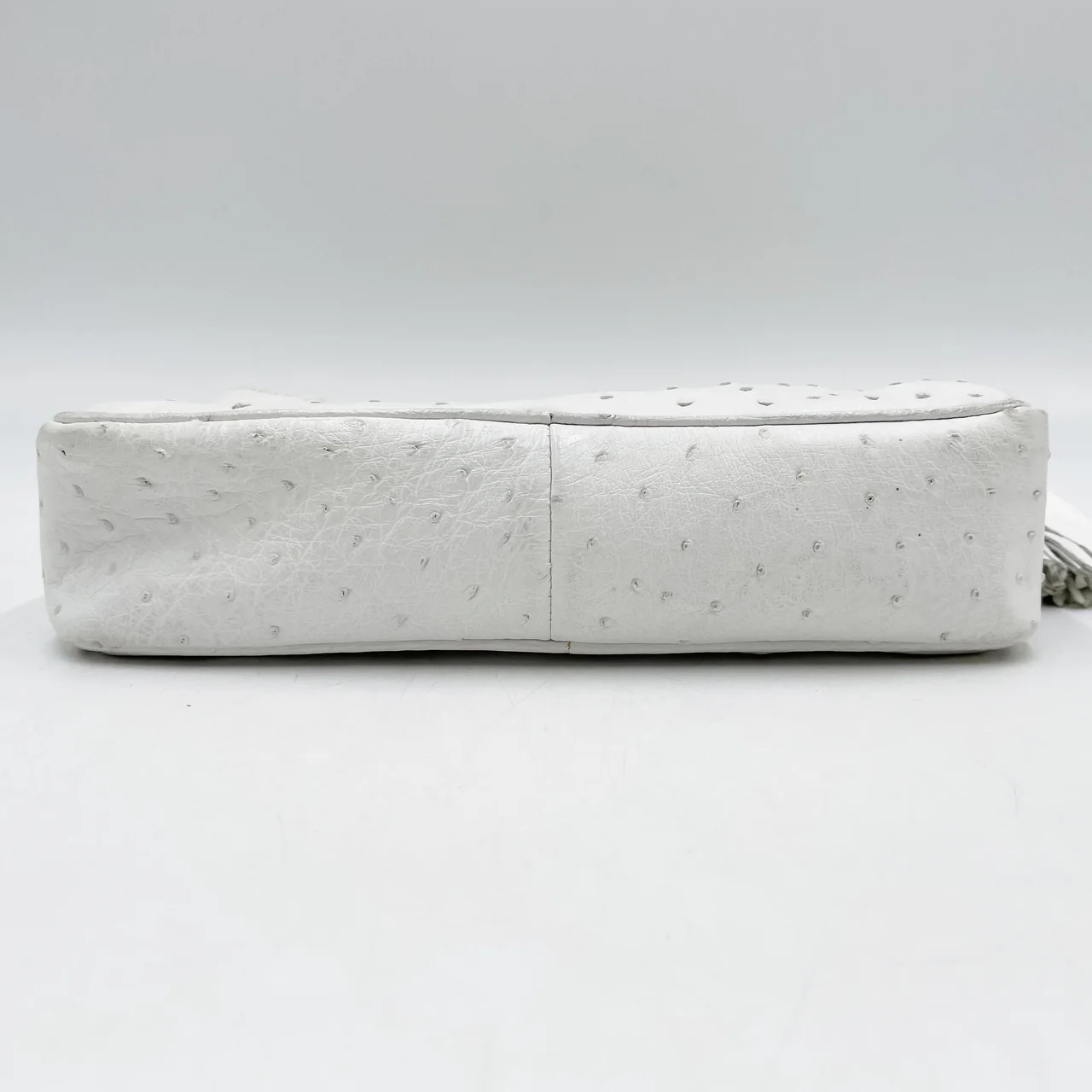 CHANEL OSTRICH CHAIN SHOULDER BAG (5 SERIAL CODE) view 3