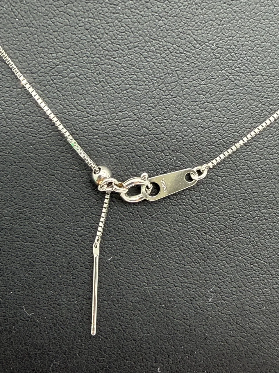 PT850/K14WG DIAMOND NECKLACE FD0.30CT 2.7G view 3