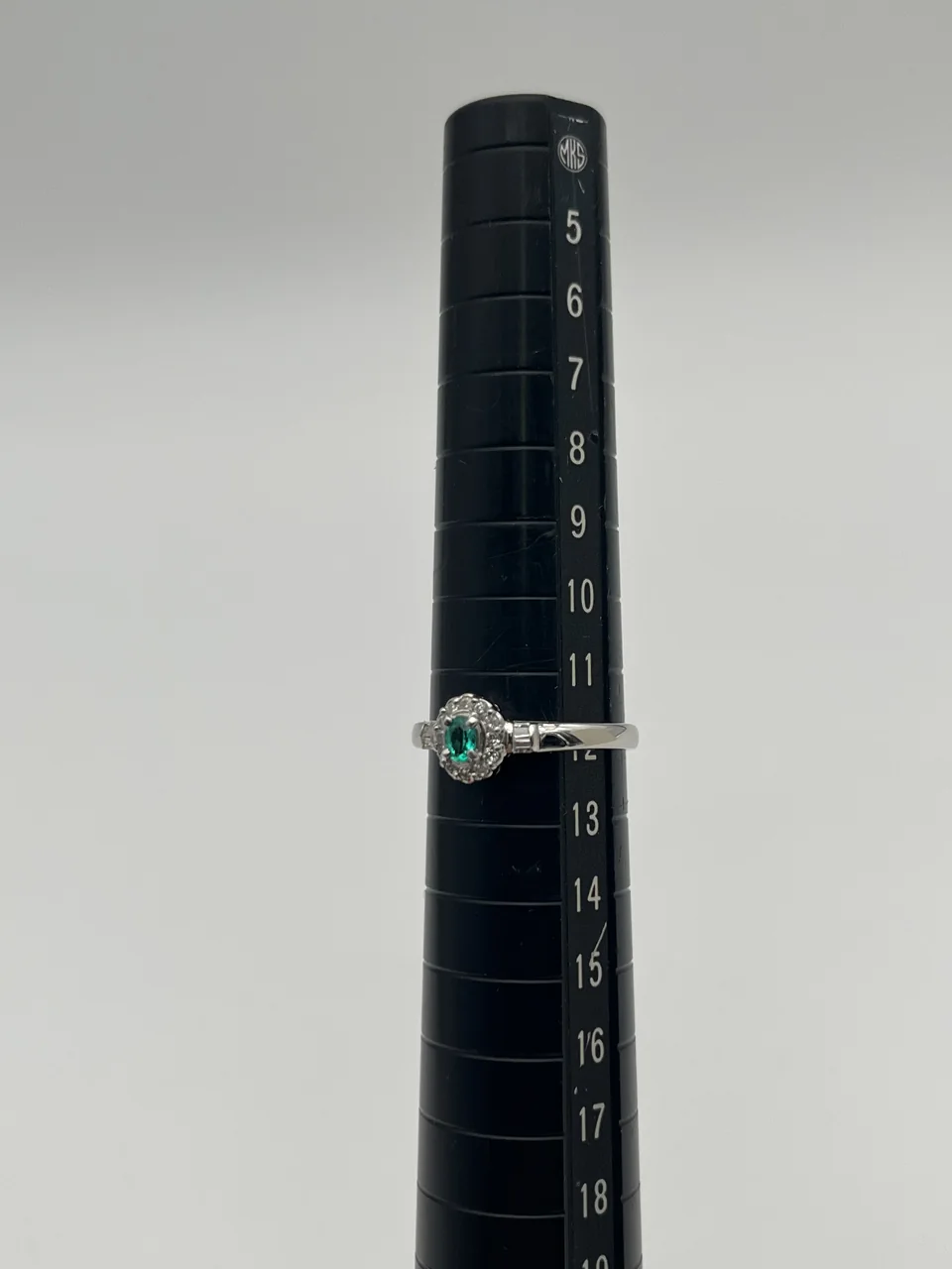 PT900 BRAZIL PARAIBA RING FD0.14CT 2.9G view 4