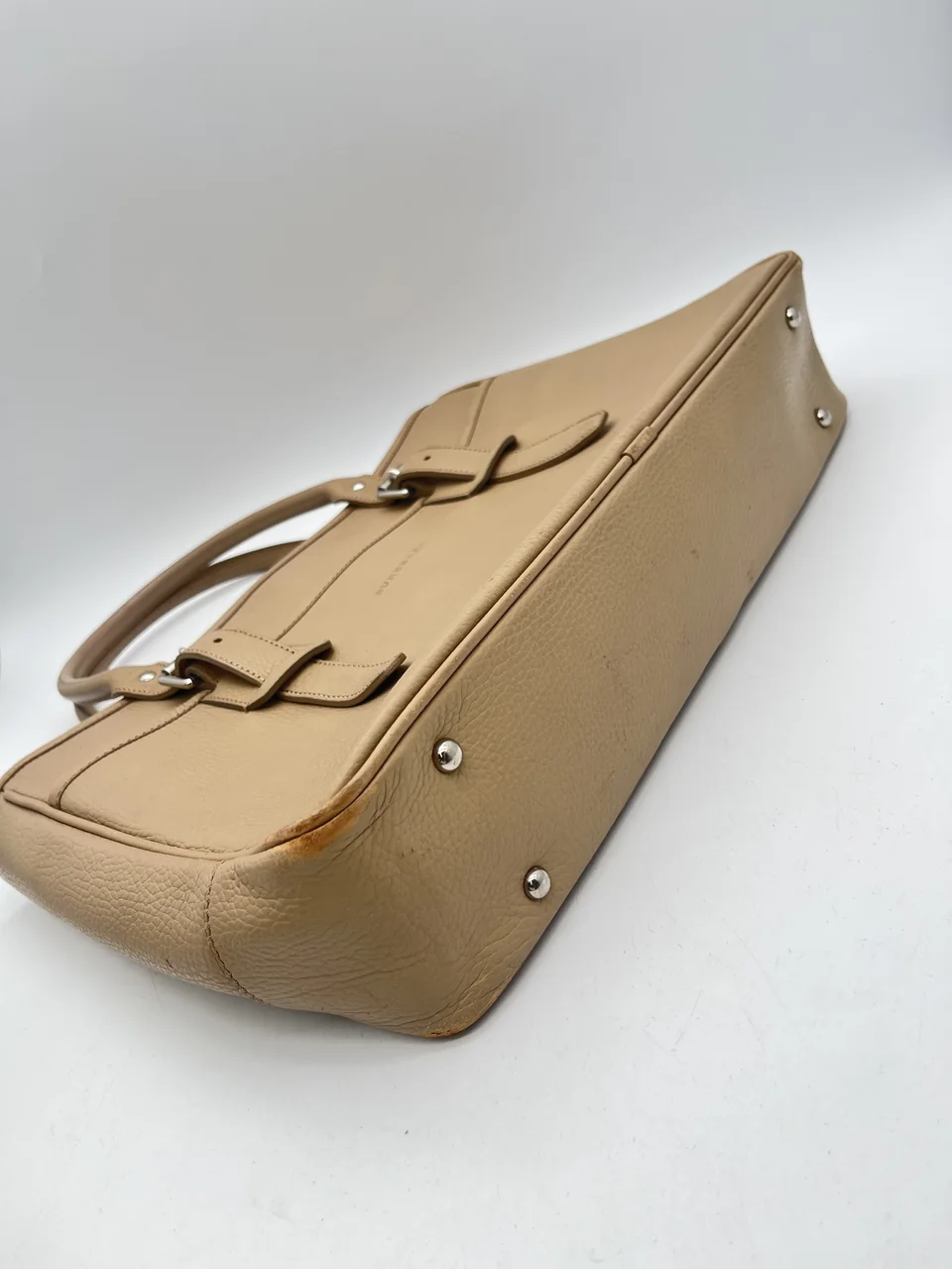 BURBERRY NOVA CHECK HANDBAG (BEIGE) view 5