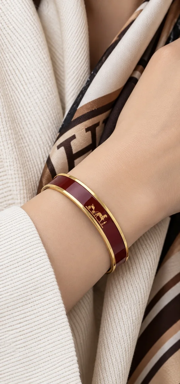 HERMES EMAILLE BANGLE HERMES hover