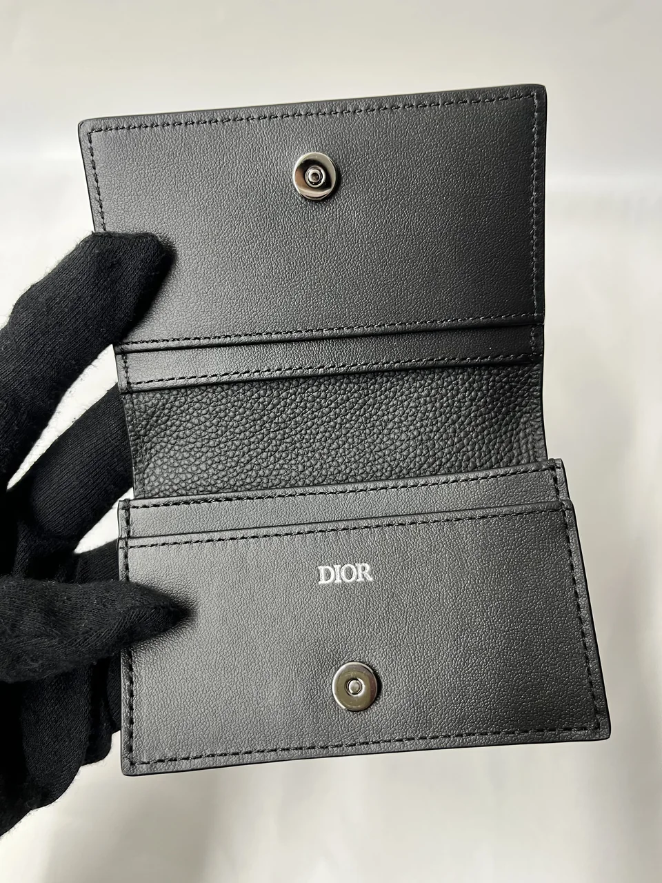 DIOR GRAVITY CARD CASE (BLACK) view 8