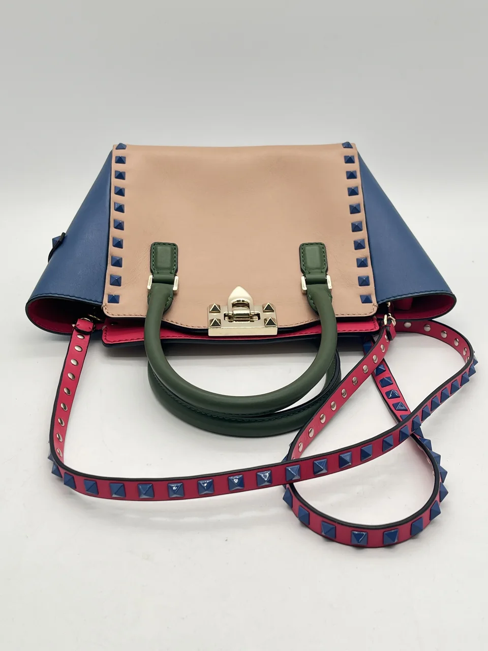 VALENTINO ROCK STUD TWO-WAY SHOULDER BAG view 3
