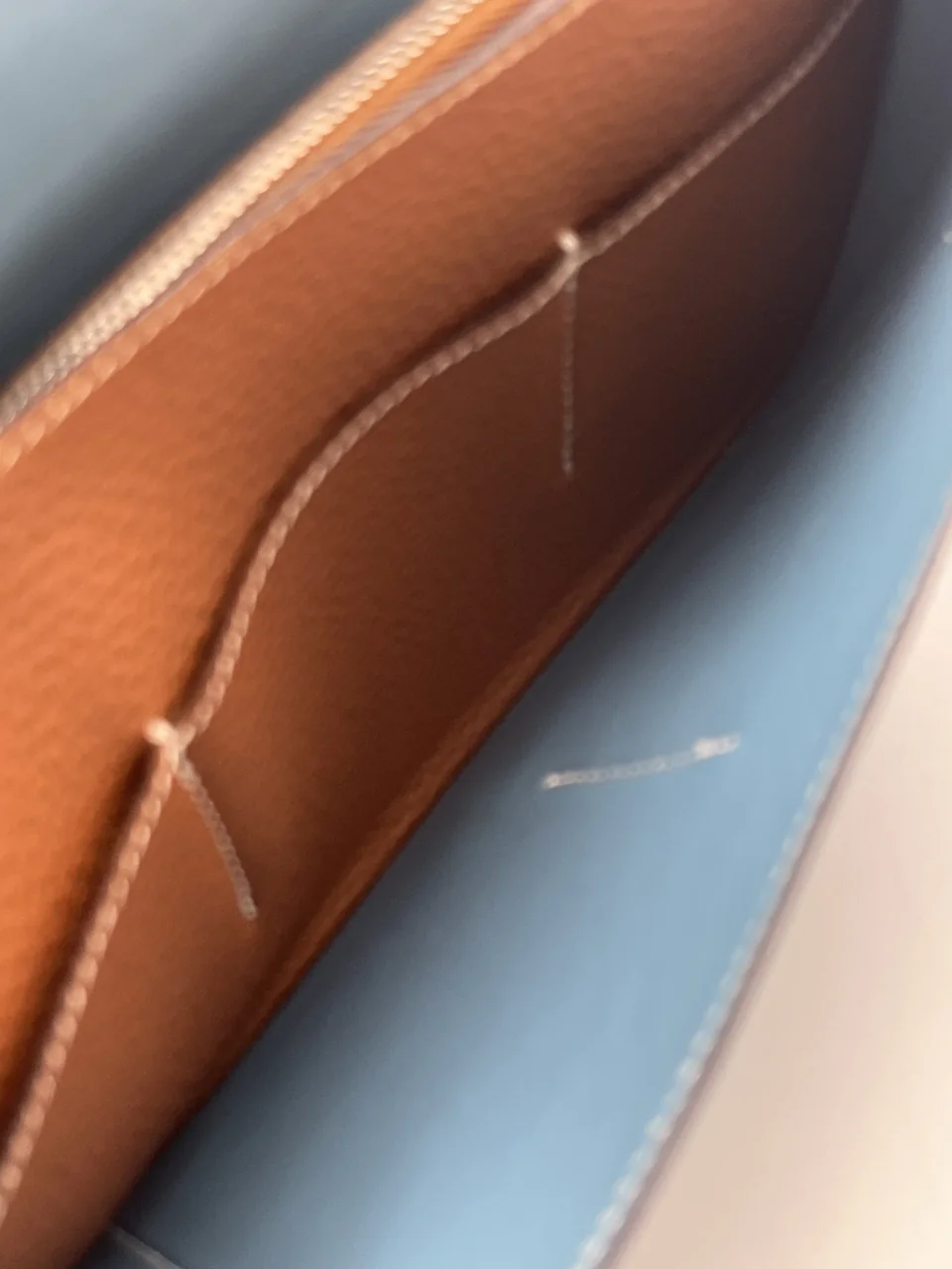 HERMES DOGOM GM (TOGO, BLUE JEAN, □I STAMP) view 6