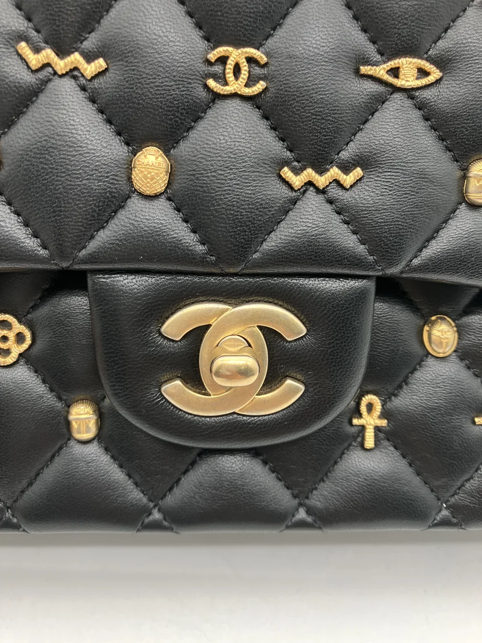CHANEL MATELASSE 25 EGYPT STUDS DOUBLE FLAP view 12