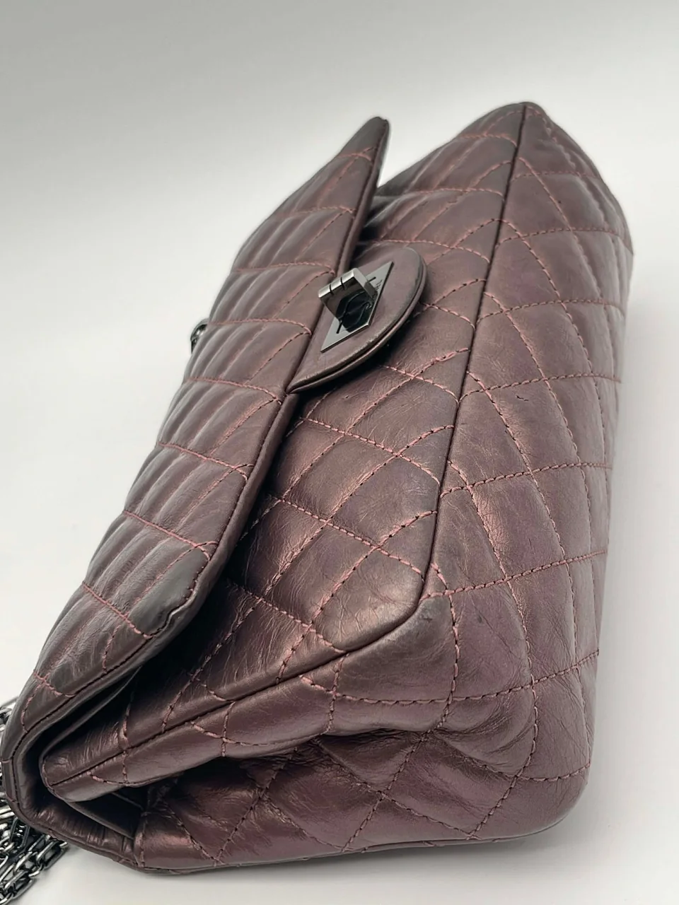 CHANEL 2.55 MATELASSE CHAIN SHOULDE RBAG photo 6