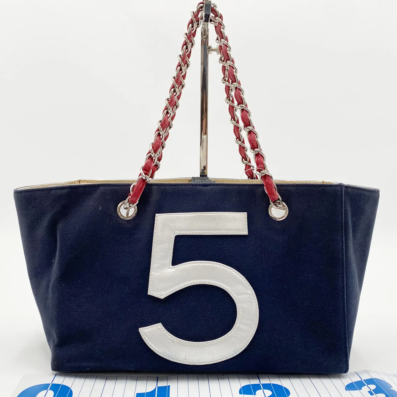 CHANEL NO.5 CHAIN TOTE BAG hover