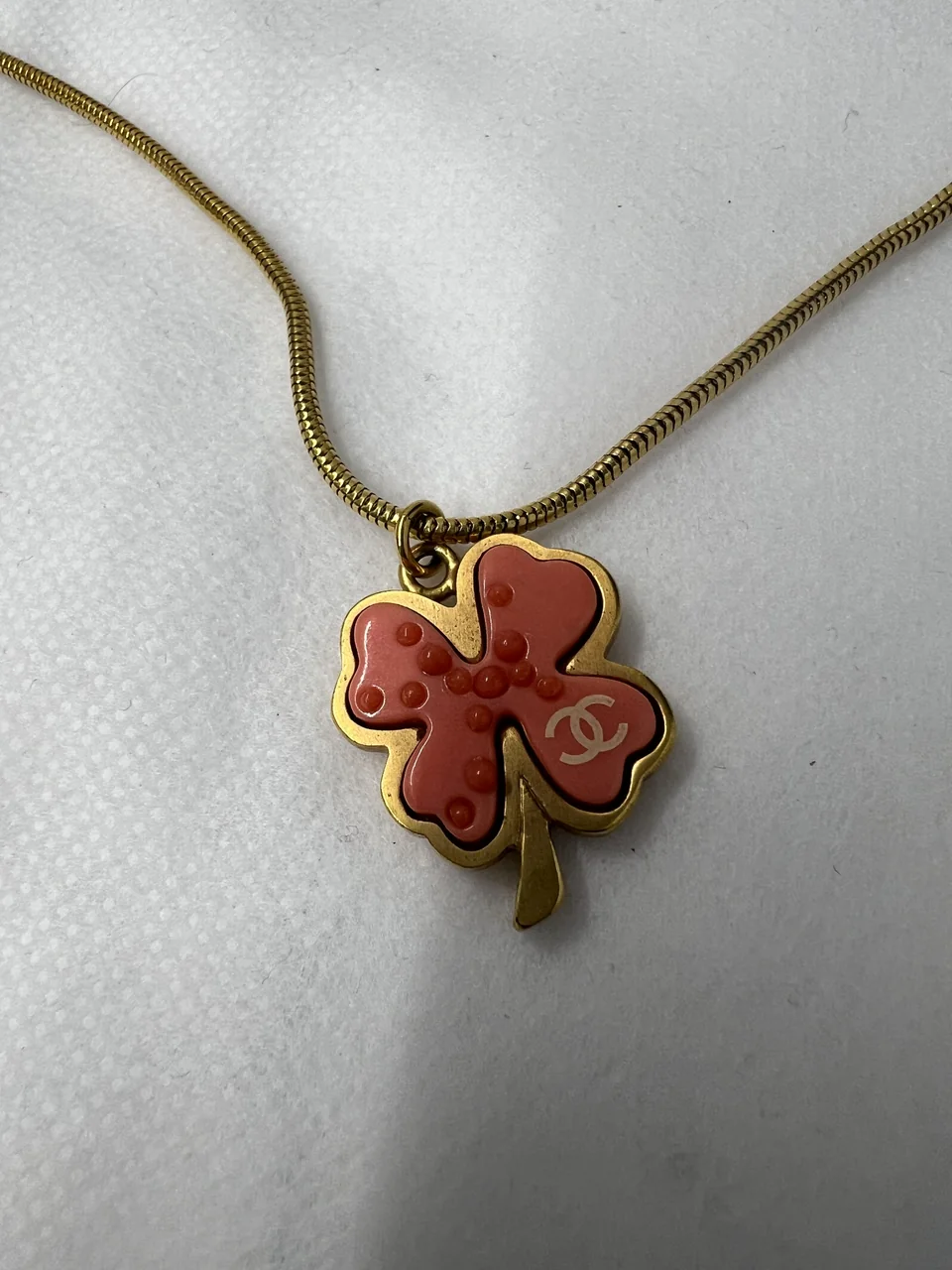 CHANEL COCO CLOVER NECKLACE view 4
