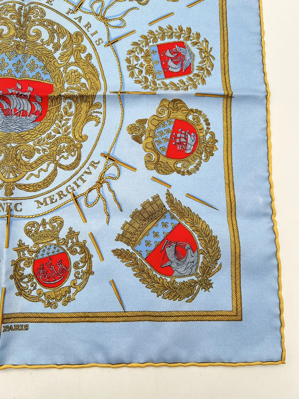 HERMES SCARF (BLUE) hover