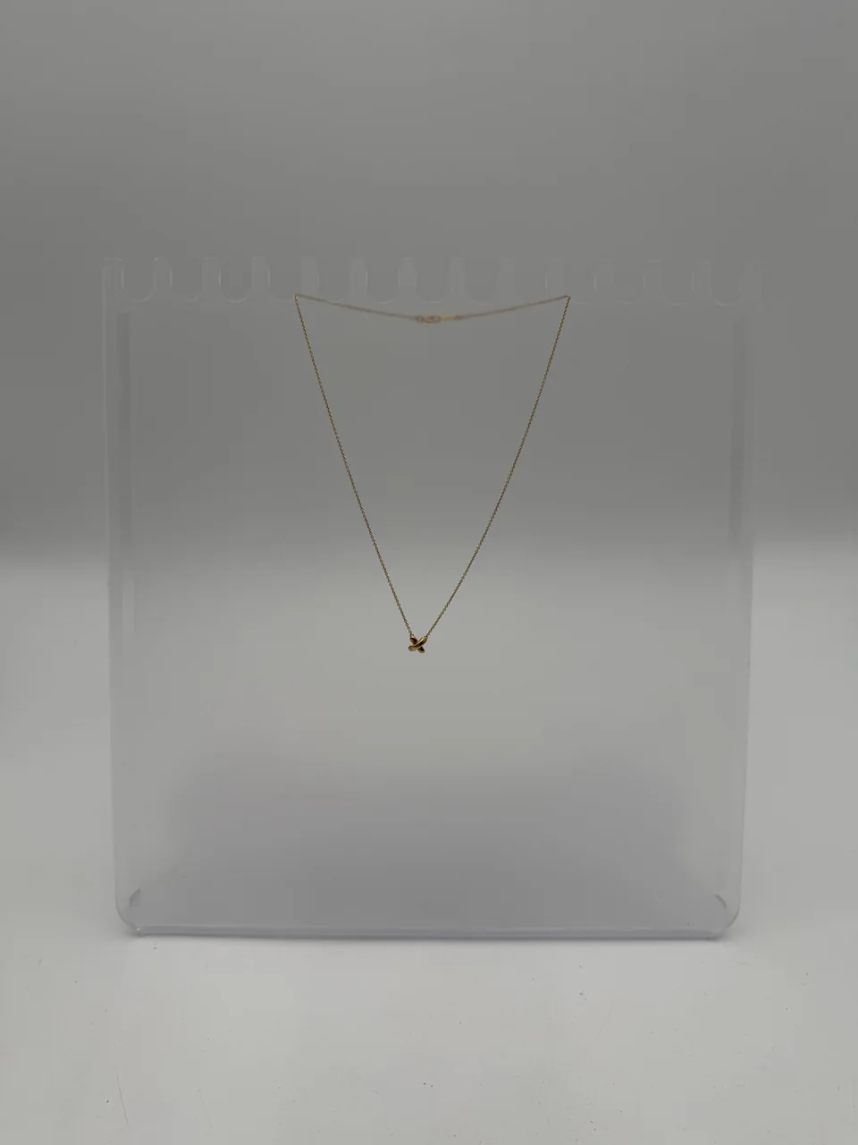 750 TIFFANY&CO. CROSS STITCH NECKLACE 2.8G