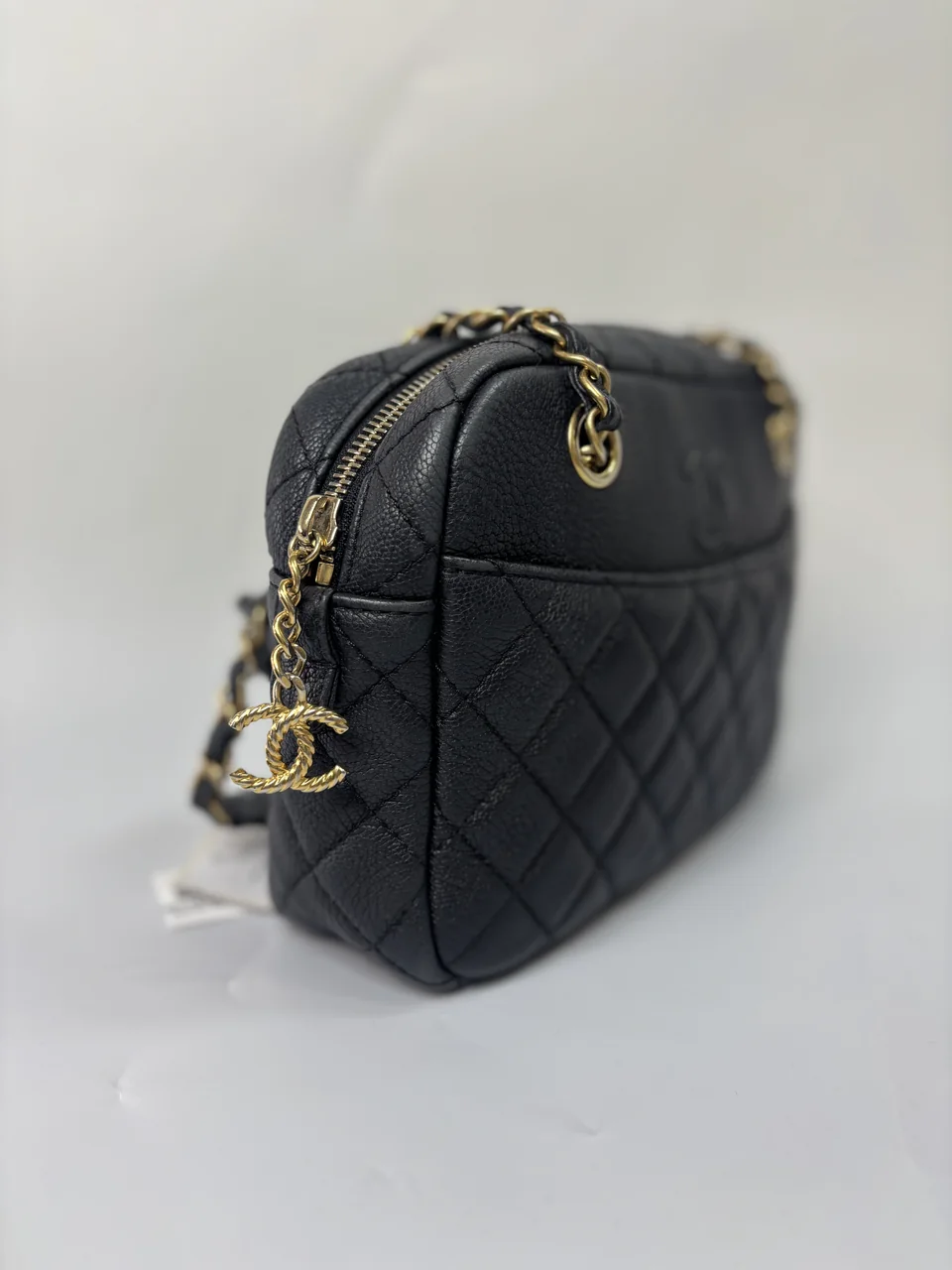 CHANEL BULL SKIN CHAIN SHOULDER BAG (25 SERIAL CODE) hover