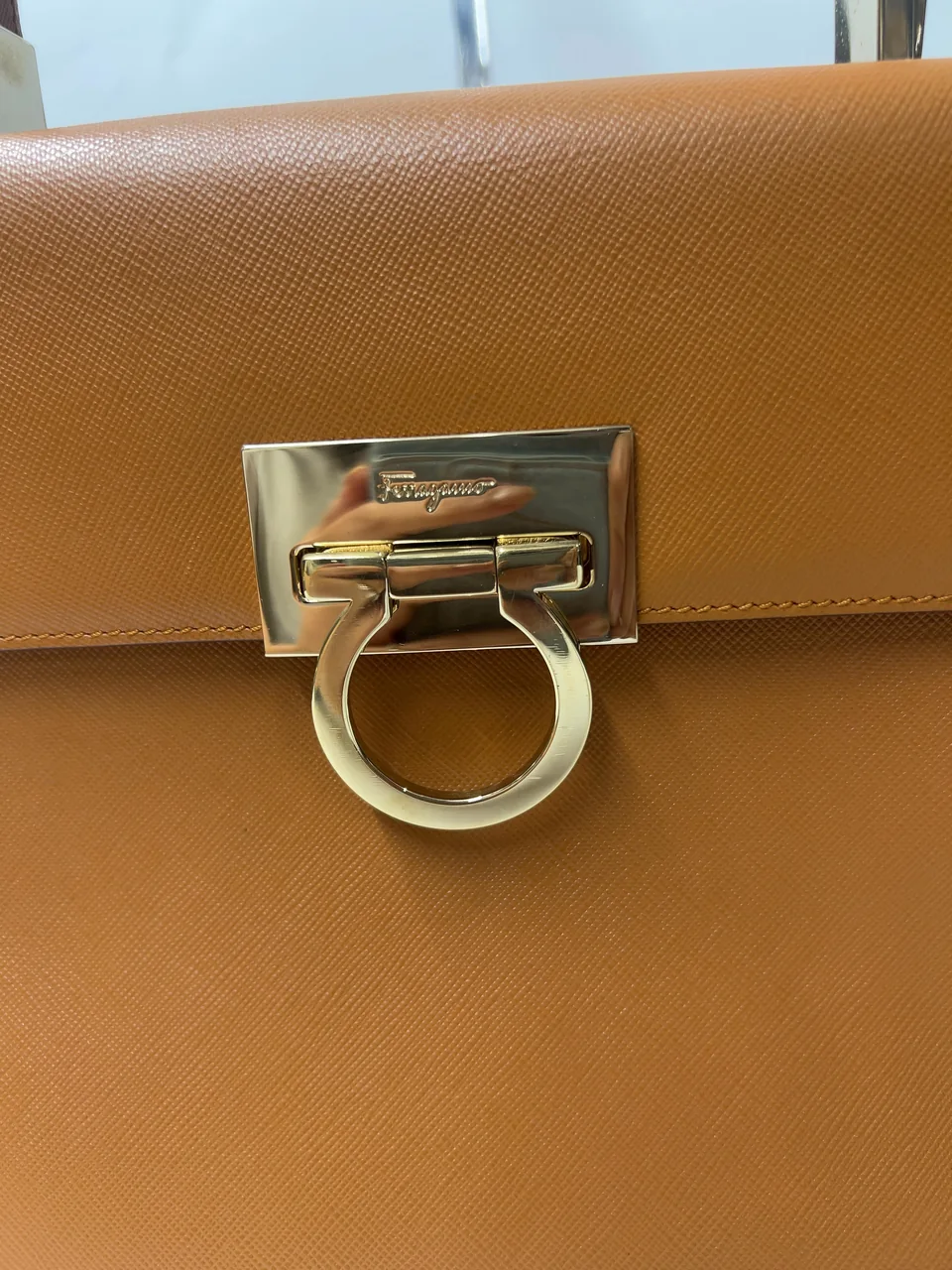 SALVATORE FERRAGAMO GANCINI TWO-WAY BAG hover